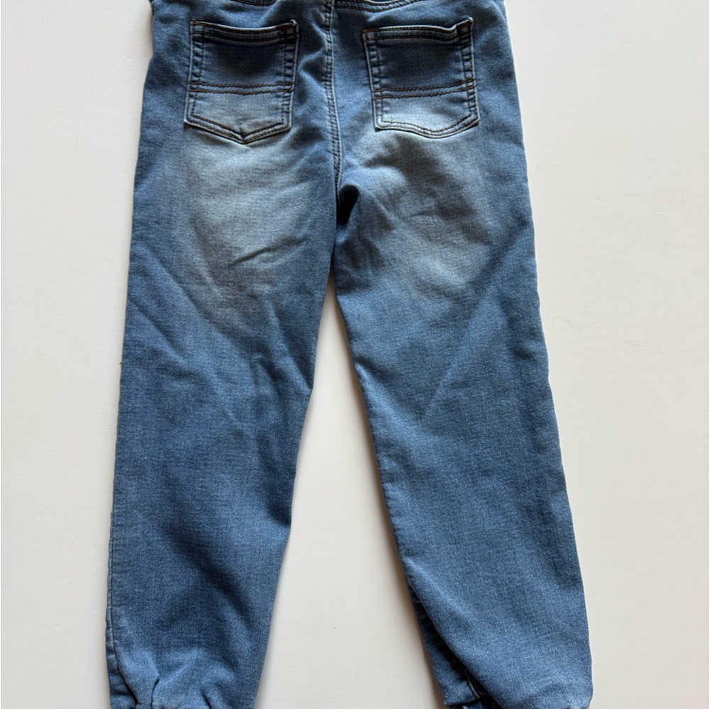 Epic Threads Blue Jogger denim Elastic Waist - Picture 3 of 10